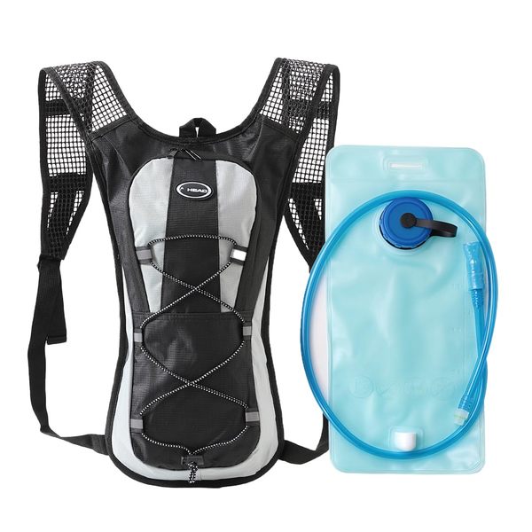 Buy HEAD Lightweight Hydration Backpack with Reservoir- 2 litres, Perfect for Trail Running, Cycling, Hiking on EMI