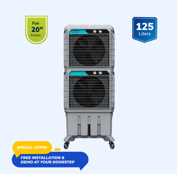 Buy Symphony Movicool DD 125 Double Decker Air Cooler 125-litres on EMI