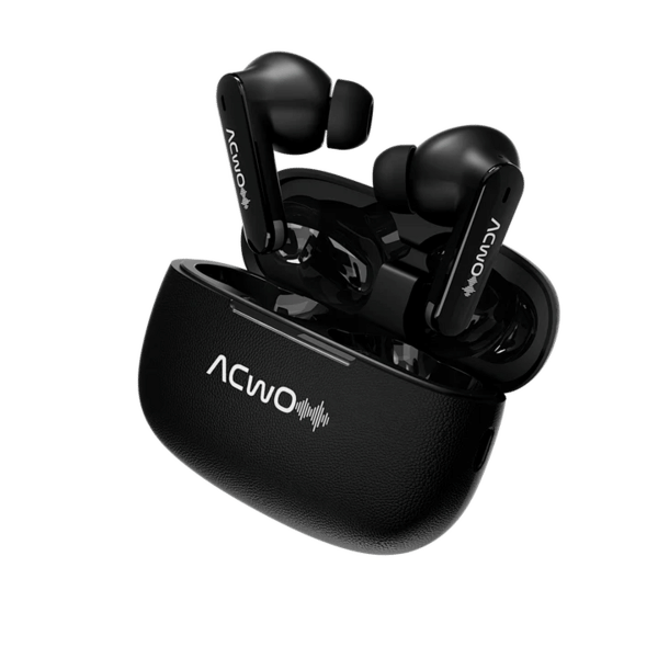 Buy ACwO DwOTS Muze with 45 Hours of Playtime | In-Built MP3 Music Player | Recording Mode | 4 EQ Modes – Podcast, Balanced, Bass & Cinematic (Black) on EMI