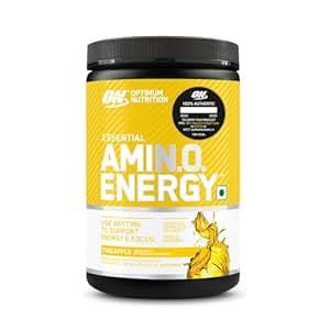Buy Optimum Nutrition (ON) Amino Energy - Energy Powder with BCAA, Amino Acids, Green Tea & Green Coffee Extract - 30 Servings (Pineapple) on EMI