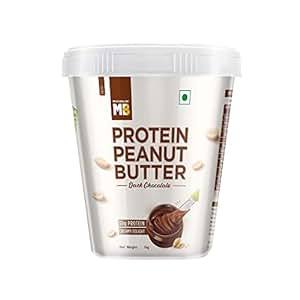 Buy MuscleBlaze High Protein Peanut Butter with Pea Protein & Whey Protein Concentrate, Creamy, 30 g Protein, Dark Chocolate Spread, 1 kg (Fit Pack) on EMI