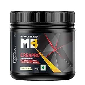 Buy MuscleBlaze Creapro Creatine With Creapure Powder From Germany, Pack Of 250 Gms, Unflavoured on EMI