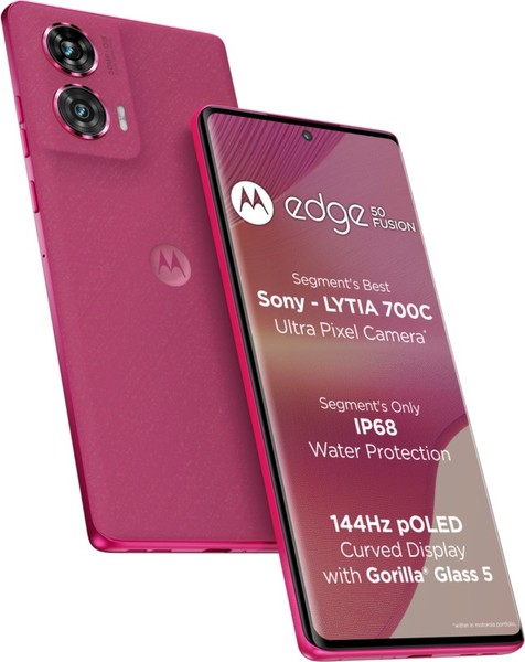 Buy Motorola Edge 50 Fusion (Hot Pink, 128 GB)  (8 GB RAM) on EMI