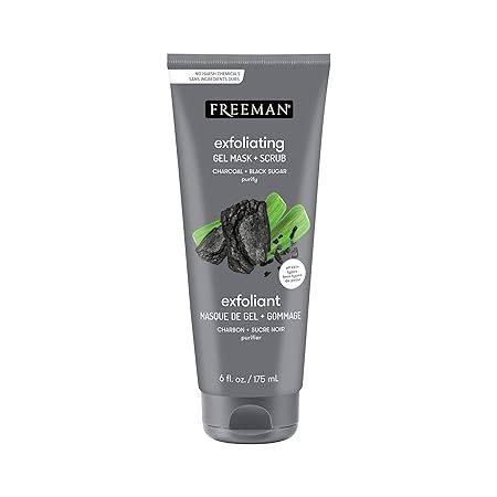 Buy Freeman Exfoliating Gel Mask + Scrub - Charcoal + Black Sugar 175 ml on EMI