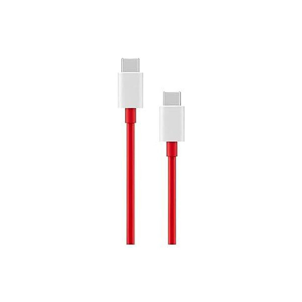 Buy OnePlus Warp Charge Type-C To Type-C Cable 100Cm, Compatible With Smartphone, Red,White on EMI