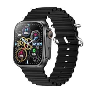 Buy pTron Reflect Pro 1.85" Full Touch Display Smartwatch, Bluetooth Calling, 600 NITS, Digital Crown, Metal Frame, 100+ Watch Faces, HR, SpO2, Voice Assist, 5 Days Battery Life & IP68 (Black) on EMI