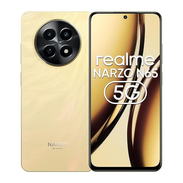 Buy Realme NARZO N65 5G (Amber Gold 6GB RAM, 128GB Storage) on EMI