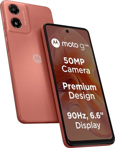 Buy Motorola G04s (Sunrise Orange, 64 GB)  (4 GB RAM) on EMI