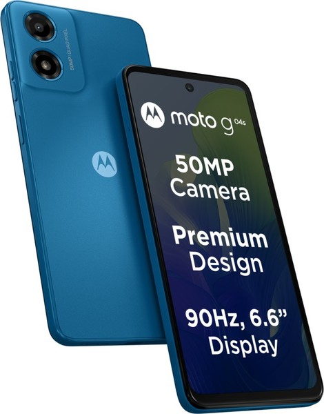Buy Motorola G04s (Satin Blue, 64 GB)  (4 GB RAM) on EMI