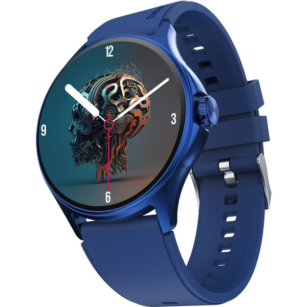 Buy beatXP Sigma 1.38 HD Display Bluetooth Calling Smart Watch, Rotary Crown, 240 * 240px, 500 Nits, 60Hz Refresh Rate, 100+ Sports Modes, AI Voice Assistant (Blue) on EMI