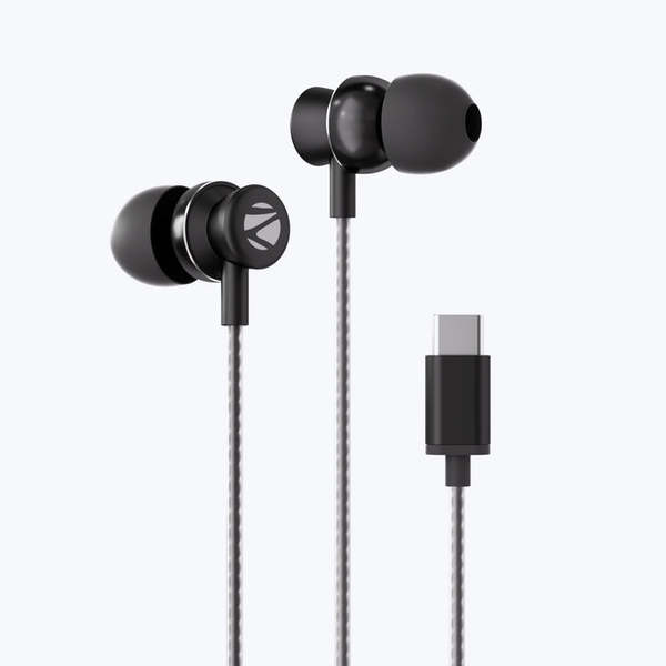 Buy ZEBRONICS Buds C10 STEREO EARPHONE Wired Headset  (Black, In the Ear) on EMI