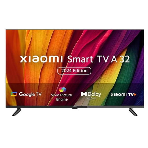 Buy MI 80 cm (32 inches) A Series HD Ready Smart Google LED TV L32MA-AIN 2024 Edition (Black) on EMI