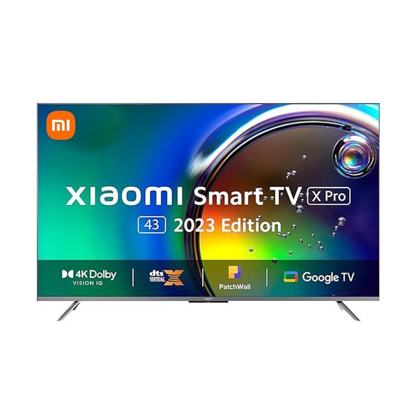 Buy Xiaomi 108 cm (43 inches) X Pro 4K Dolby Vision IQ Series Smart Google TV L43M8-5XIN (Black) on EMI