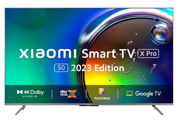 Buy Xiaomi 125 cm (50 inches) X Pro 4K Dolby Vision IQ Series Smart Google TV L50M8-5XIN (Black) on EMI