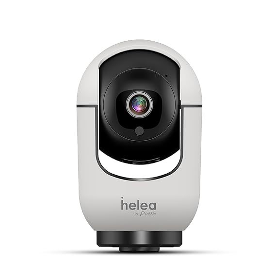 Buy Pebble Smart Camera HL-SC002 White, 2 Mega Pixel, HD Resolution, Motion Detection & Tracking, IR Night Vision, 2 Way Audio, Privacy Mode, 360* Viewing Angle on EMI