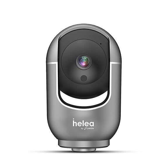 Buy Pebble Smart Camera HL-SC002 Grey, 2 Mega Pixel, HD Resolution, Motion Detection & Tracking, IR Night Vision, 2 Way Audio, Privacy Mode, 360* Viewing Angle on EMI