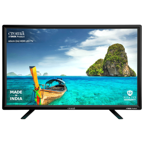 Buy Croma 24 inch HD Ready LED TV with A Plus Grade Panel (2024 model) on EMI
