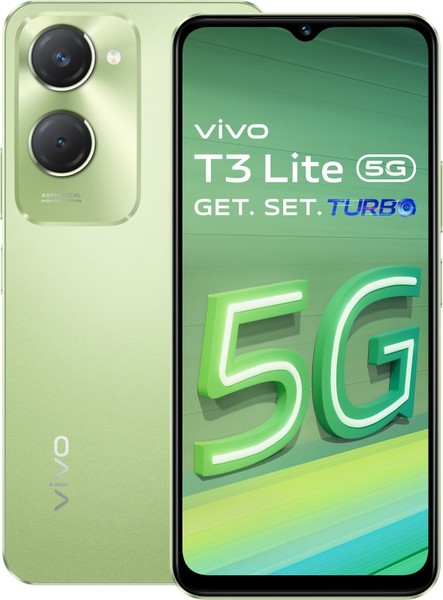 Buy Vivo T3 Lite 5G (Vibrant Green, 128 GB)  (6 GB RAM) on EMI