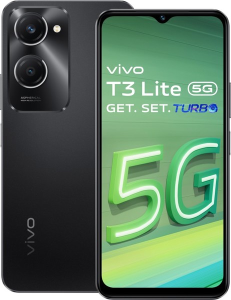 Buy Vivo T3 Lite 5G (Majestic Black, 128 GB)  (6 GB RAM) on EMI