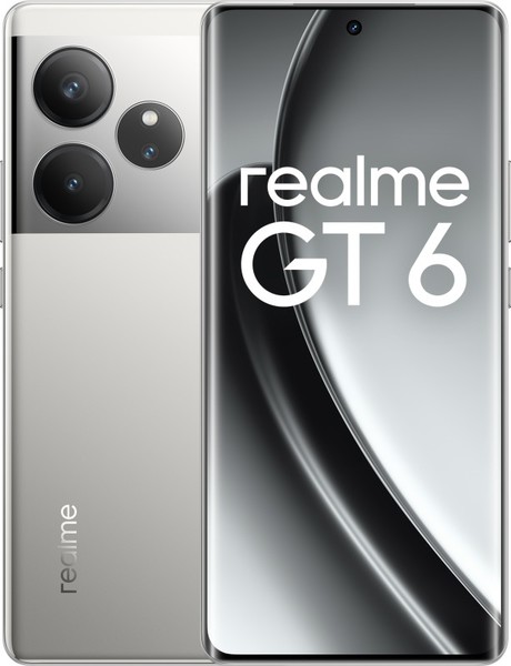 Buy Realme GT 6 (Fluid Silver, 256 GB)  (12 GB RAM) on EMI