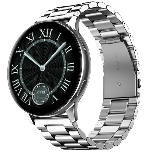Buy NoiseFit Vortex Plus Smart Watch 1.46" AMOLED Display, Mood Based Watchfaces, BT Calling, Up to 7 Days Battery, Dual Button (Elite Silver) on EMI