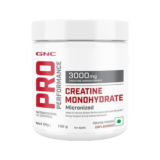 Buy GNC Pro Performance Unflavoured Creatine Monohydrate 100 g on EMI