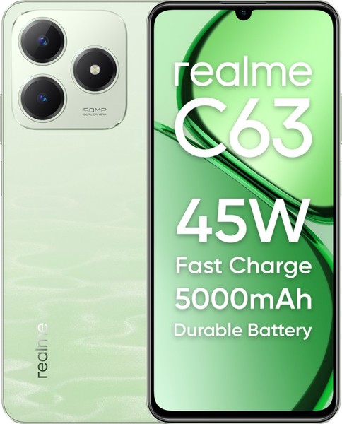Buy Realme C63 (Jade Green, 128 GB)  (4 GB RAM) on EMI