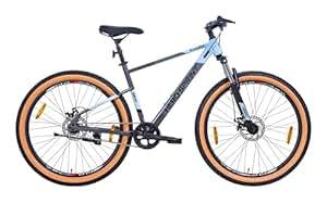 Buy Hero Enzo 26T Mountain Bicycle for Mens | Single Speed | Dual Color Combination | Frame:17.5 Inches | Ideal for Mens (Blue-Grey) on EMI