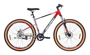 Buy Hero Enzo 26T Mountain Bicycle for Mens | Single Speed | Dual Color Combination | Frame:17.5 Inches | Ideal for Mens (Red-Grey) on EMI