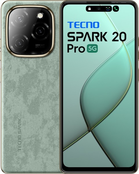 Buy Tecno Spark 20 Pro 5G (Neon Green, 128 GB)  (8 GB RAM) on EMI
