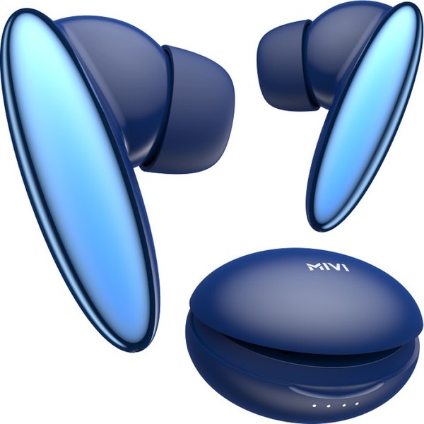 Buy Mivi DuoPods K6 v5.3 Truly Wireless Earphones (TWS) (Blue) on EMI