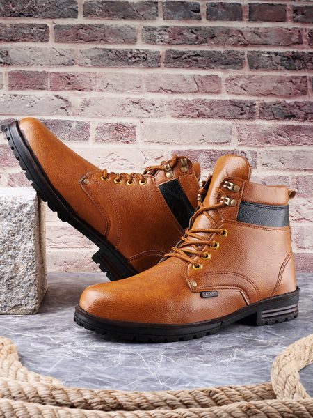 Buy Wixom Men's Casual Shoes (Tan) on EMI