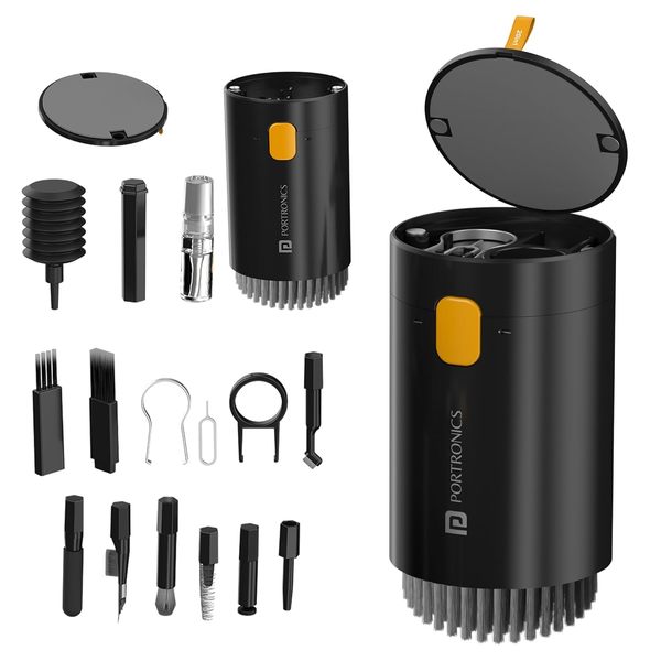 Buy Portronics Clean G 20 in 1 Multipurpose Device Cleaner Cleaning Kit for Laptops, Smartphones, Keyboards, Desktop & Earphones(Black) on EMI