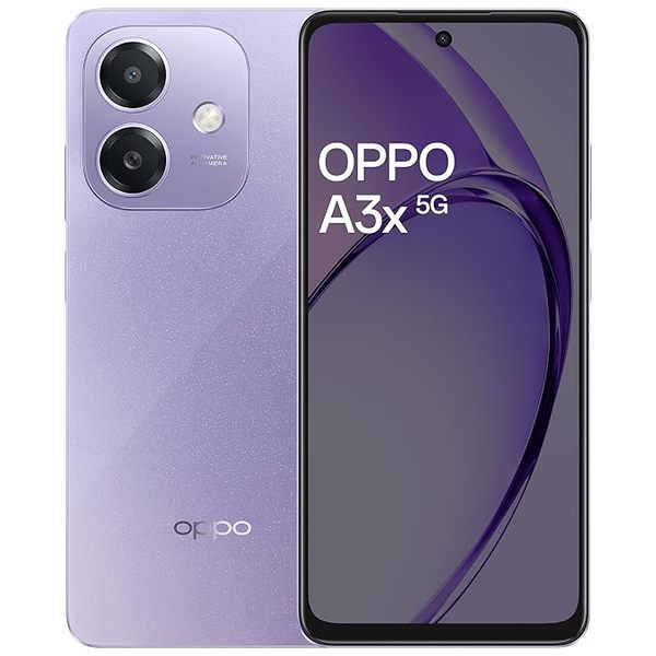 Buy OPPO A3X 5G (Starry Purple, 4GB RAM, 128GB Storage) on EMI