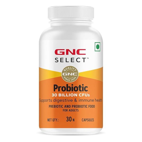 Buy GNC Probiotics | Supports Digestive & Immune Health | With Inulin & 30 Billion CFUs Multi Strain Probiotics Blend- 30 Capsules on EMI