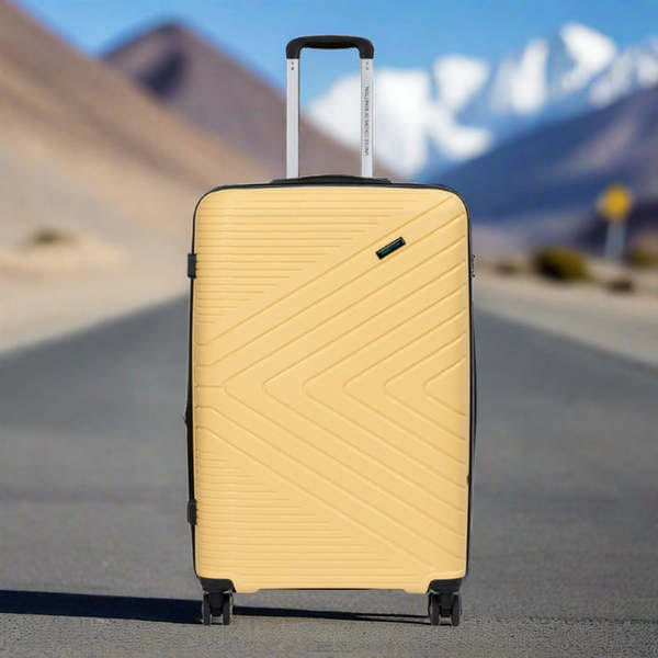 Buy United Colors Of Benetton Jasper Hard Luggage  (Pastel Yellow) on EMI