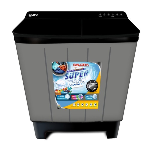 Buy Salora 8.5 KG 5 Star Semi-automatic Top Loading washing machine (SWMS-8505) on EMI