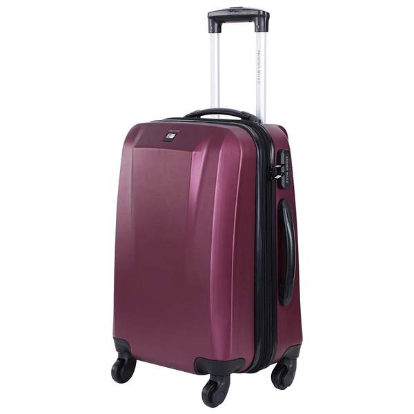 Buy Nasher Miles Canberra Hard-Sided Check-In Luggage Bag Maroon 28 Inch | 75CM Trolley/Travel/Tourist on EMI