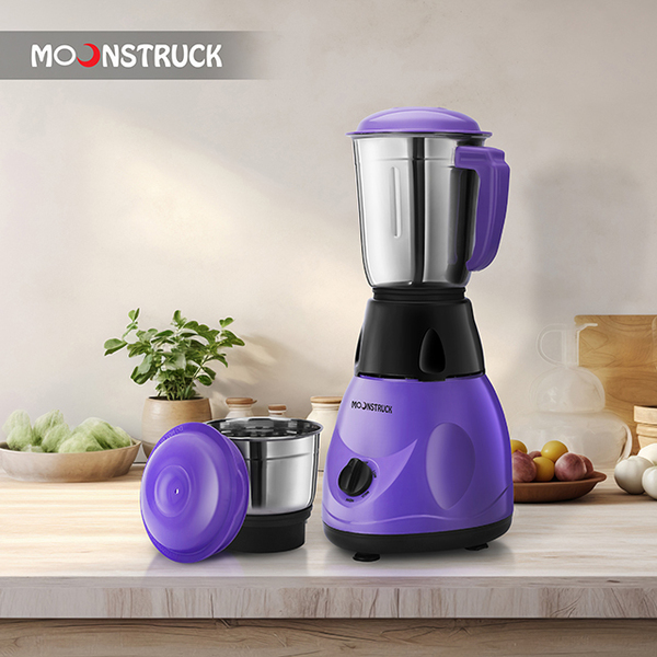 Buy Moonstruck Classic Purple 2 Jar Combo Upto 770 Mixer Grinder 2 Jar, Purple on EMI