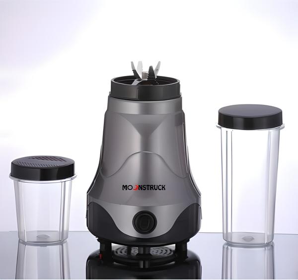 Buy Moonstruck By Suprimo 650 Watt Nutri Mixer Grinder 2 Jars, Grey on EMI