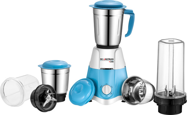 Buy Moonstruck By Suprimo Powerful 750 Watt Motor Mixer Grinder 5 Jars, Blue on EMI