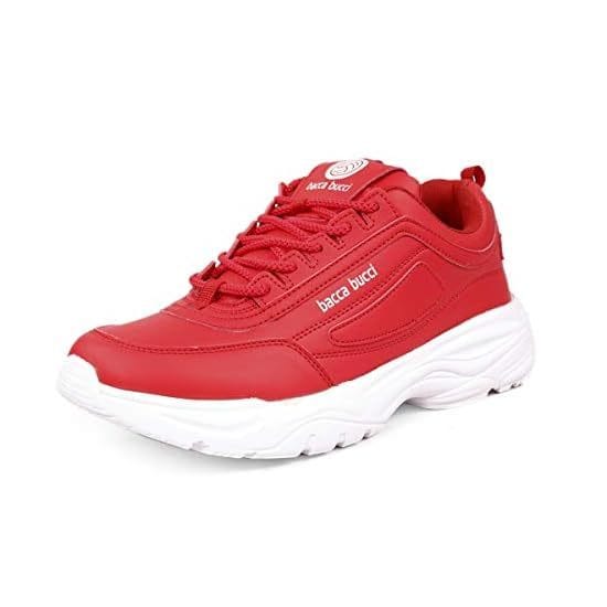 Buy Bacca Bucci Men's Energy Afterburn Disruptor For Multiple Sports,Fashion, Party & Fun Shoes/Sneakers (Peach) on EMI