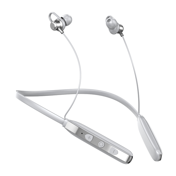 Buy Tecsox Tecband Verve Wireles Neckband|40H Playback| IPX 5 | Boom Bass Bluetooth Gaming Headset (White, in The Ear) on EMI