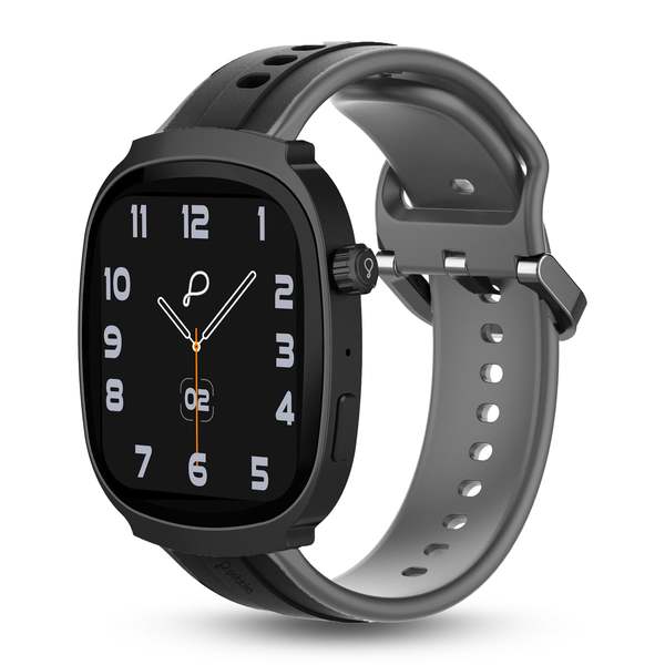 Buy Pebble Axis Bluetooth Calling Smart Watch with 1.96 Inch Full Touch Display, Jet Black on EMI