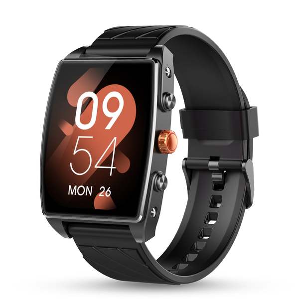 Buy Pebble Mega Bluetooth Calling Smart Watch with 2.06 Inch Full Touch Display, Pfb210 Jet Black on EMI