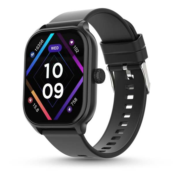 Buy Pebble Neo Bluetooth Calling Smart Watch with 1.99 Inch Full Touch Display, Black-1 on EMI