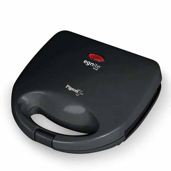 Buy Pigeon by Stovekraft Egnite Plus Bread Sandwich Maker with Aluminium Nonstick Coated Fixed Plates (Grill) on EMI