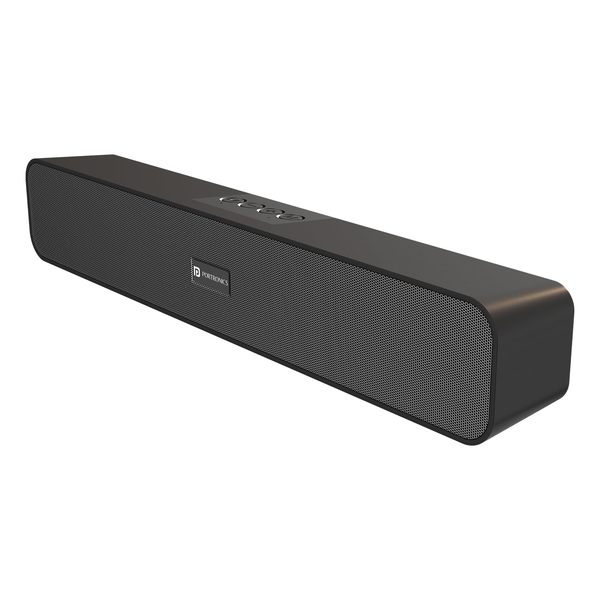 Buy Portronics Decibel 24 | 10W Bluetooth Soundbar Speaker With In Built Mic, HD Sound, Metal Grill, Bluetooth 5.3v/USB/ TF Card/Aux In, Soundbar for Phone/Laptop/Tablets , Type C Fast Charging (Black) on EMI