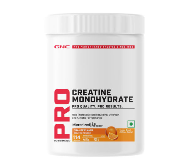 Buy GNC Pro Performance Creatine Monohydrate | 400 gm | Orange on EMI