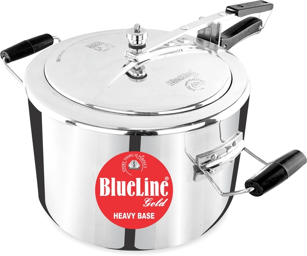 Buy Blueline Gold Heavy Base 20 Litre Inner Lid Pressure Cooker on EMI